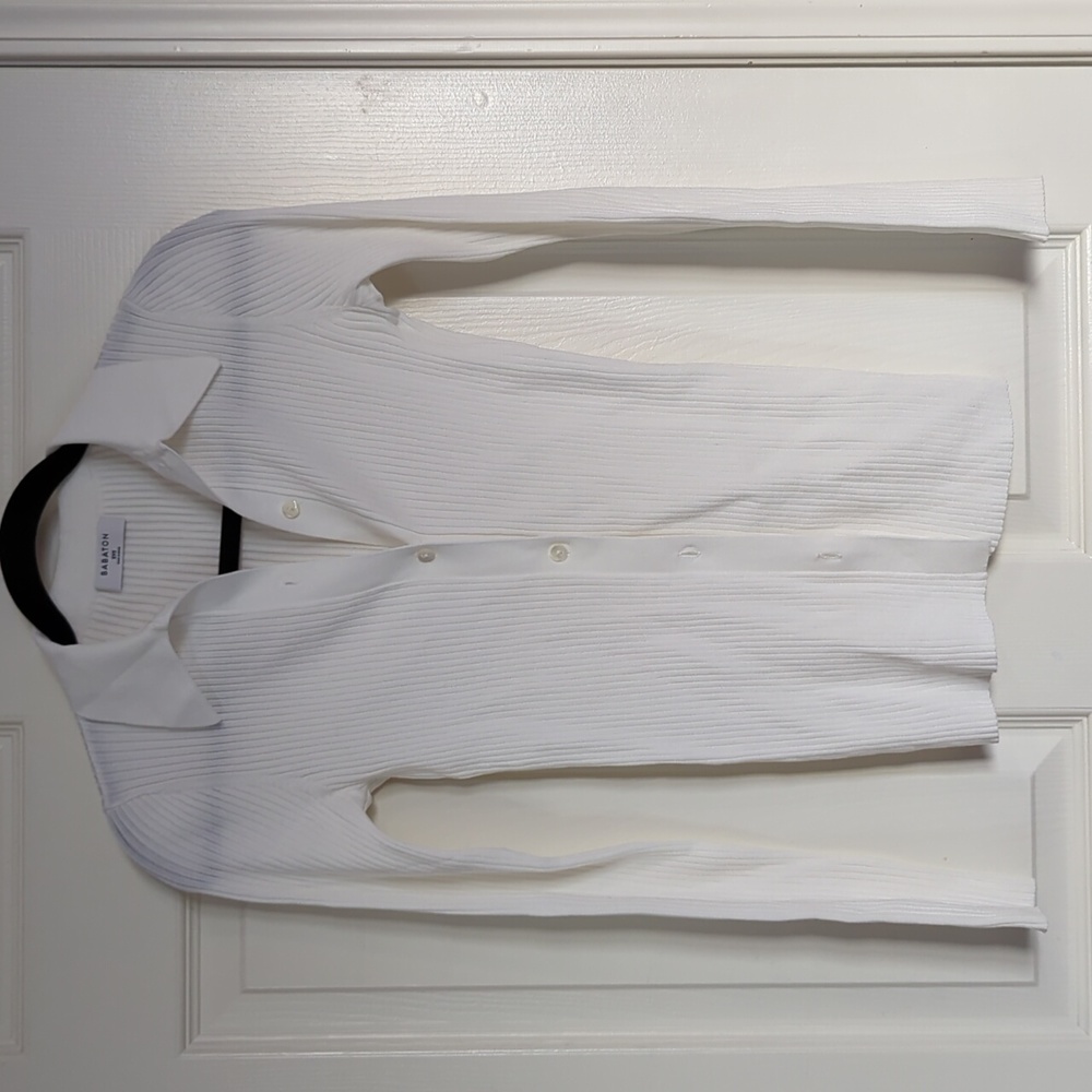Babaton White Finley Cardigan